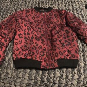 Leopard print jacket